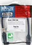 Tripp Lite P005-18N Power Cord Exten Cable C14 To C13 Heavy Duty 15A 14AWG 18". Fixed Price $14.86.