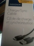 Insignia Ft Charge Sync Cable Micro Usb NS-MCDT2- NS-MCAB4-C. Fixed Price $7.99.