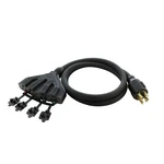 5FT Power Distribution Cord Nema L14-30 Plug To Household Outlets By Ac Works. Fixed Price $35.99.