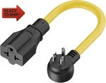 Heavy Duty 4 In Nema 5-15P Adapter Cord 12AWG, Plugrand To 5-15R,. Fixed Price $17.48.