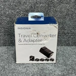 Insignia Travel Converter/adapter Black Model: Ns-tcadpt Nob! New! Os!. Fixed Price $12.57.