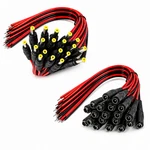 Lot 18AWG Dc Power Pigtail Cable Plug 12V 5A & Female Pack 2.1MM X 5.5MM. Fixed Price $31.88.