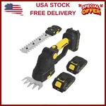 2-IN-1 Electric Hedge Grass Shears TRIMMERW/2 X 2.0AH Batteries,battery Powered. Fixed Price $67.99.