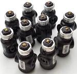 Lot Of 10 Cooper 715B Brown Lampholder Socket Adapters 660W 125 Volt Dual Sided. Fixed Price $29.99.