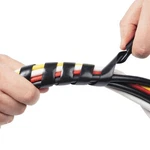 D-line 8.2FT Black Cord Wrap, Spiral Sleeve, Wire Wrapper For 0..... Fixed Price $19.35.