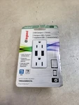 Legrand 3.1A Charger Outlet, TM826USBWCCV6 15 Amp 125 Volt White. Fixed Price $11.95.