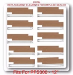 (20 Heating Elements Mm + Ptfi Sheet) For Impulse Sealer 12" PFS-300. Fixed Price $35.08.