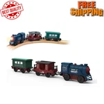 Electric Wooden Train For Kids 3+ Battery Powered Compatible With Brio & Thomas. Fixed Price $23.49.