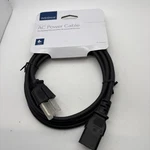 Insignia 6' Power Cable Black NS-PW06501-C. Fixed Price $5.39.