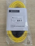 Monoprice Outdoor Extension Cord 25FT Yellow Nema 5-15P To 5-15R 14AWG 15A. Fixed Price $28.99.