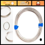 24 Gauge Sterling Silver Craft Wire - Half Hard Round, 10FT Usa Made Jewelry Sup. Fixed Price $75.99.