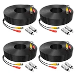 4 Pack 100FT Bnc Video Power Cable Security Camera Wire Cord For Cctv.... Fixed Price $44.72.