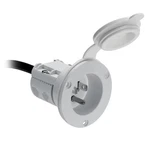 Minn Kota Thru Hull Charging Adapter White Watertight Ac Connection For Boats. Fixed Price $26.49.