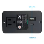 Power Recliner Emomo Single Outlet Recessed Strip HX66P2UR With Usb A. Fixed Price $34.99.