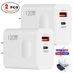 2X Super Fast Wall Charger Type Usb-a PD120W Adapter For Samsung Iphone Huawei. Fixed Price $12.97.