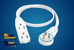 Maximm 16AWG 3-OUTLET Flat Plug Extension Cord, 1FT 360 Rotating Grounded Wire,. Fixed Price $23.34.