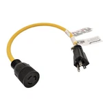 Parkworld 885293 Adapter Cord 2FT, Yellow Molded With Black Connectors. Fixed Price $35.99.