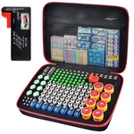 Battery Organizer Storage Holder Case Box With Tester Checker BT-168. Holds 2.... Fixed Price $31.98.