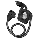 18" 15A Ac Port Plug Power Integrate Extension Cord Nema 5-15P 2POLE 3-WIRE. Fixed Price $17.90.
