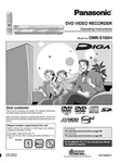 Panasonic DMR-E100H Dvd Recorder Owners Instruction Manual. Fixed Price $22.24.