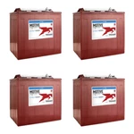 Trojan T-105 6 Volt Golf Cart Battery Rv Marine Solar Deep Cycle X4. Fixed Price $1397.50.