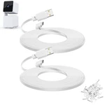 Yeaoi 2-PACK 30 Extension Cable For Wyze Cam Pan V3 Outdoor Ft, White. Fixed Price $18.38.