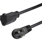 3FT Black Right Angle Power Extension Cord Nema 5-15P 16AWG 125V 13A. Fixed Price $14.59.