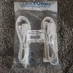 Pack 6' Extension Cord Outlets Indoor Prong 13A 125V Clear Power Premium. Fixed Price $12.00.