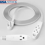 3 Outlet Flat Extension Cord W/ Angle Plug Wall Mounted Heater Power Cable New. Fixed Price $24.51.