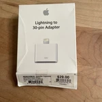 Genuine Apple Lightning To 30-PIN Adapter MD823ZM/A Oem Retail Packaging. Fixed Price $35.00.