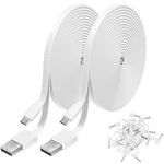 2 Pack 10FT Power Extension Cable Compatible With Wyzecam,wyze V4,. Fixed Price $17.74.
