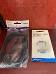 Radio Shack New 6 Ft Audio Extension Cable And Null Modem Adapter. Fixed Price $9.29.