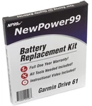 NP99SP NEWPOWER99 Battery Replacement Kit For Garmin Drive 61, 61LM, 61LMT-S .... Fixed Price $78.91.