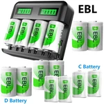 Ebl C, Size Batteries Rechargeable Optional Lcd Charger For &d Cell Battery. Fixed Price $35.49.