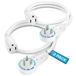Maximm Cable 0.5 Feet 14AWG 360 Rotating Flat Plug Extension Cord/wire, Pr.... Fixed Price $31.41.