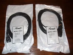 Lot Of Two Computer Power Supply Twelve (12') Foot Extension Cord/cable. Fixed Price $12.50.