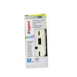 Legrand TM826USBLACC6 Pass & Seymour Gfci 2-OUTLET Light Almond 15-AMP. Fixed Price $15.99.