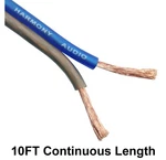 Harmony Audio 12 Gauge Cca Car Home Stereo Matte Blue Speaker Wire Cable 10 Feet. Fixed Price $7.95.