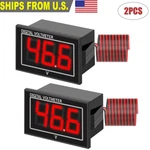 2X Waterproof Led Digital Voltmeter Dc 5-130V Voltage Tester Power Monitor. Fixed Price $12.34.