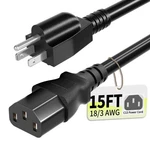 Tripp Lite 15FT Power Extension Cord 18AWG 10A C14 To C13 Computer Cable. Fixed Price $28.81.