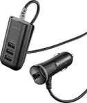 New Insignia 4-PORT Smart Charging Car Charger 38 Watts 5' Ft Cable NS-MDC8U4N. Fixed Price $8.95.