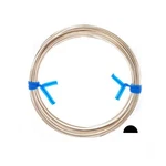 10 Gauge, 925 Sterling Silver Wire (half Round) Dead Soft Made Usa - 5FT B.... Fixed Price $324.84.