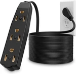 Extension Cords Prong Black 10 Ft For Indoor Use By Bindmaster- Ul-listed 3-PR. Fixed Price $15.51.