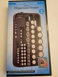 Perfect Solutions Battery Organizer/tester PS5197BK, Holds 68 Batteries, Nib. Fixed Price $9.00.