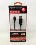 New Xtreme Xtra Power Micro Usb 6' Mesh Braided Sync Charge Cable Android FP20. Fixed Price $5.43.