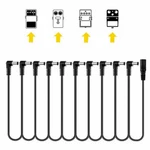 Fite On 10-WAY Daisy Chain Cable For Electric Guitar Effect Pedal Power Adapter. Fixed Price $12.10.