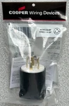 New Cooper L1420P Wire Locking Twist Male Amp Plug 125/250V 3P Nema L14-20P. Fixed Price $12.95.