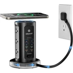 Power Strip Tower Surge Protector 9 Ac Outlets 8 Usb Extension Cord White. Fixed Price $43.51.