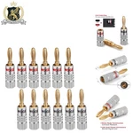 Universal Gold-plated Banana Plugs 6 Pairs For Home Theater & Audio Systems. Fixed Price $19.99.