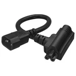 Tripp Lite 2FT Power Cord Adpater 16AWG 13A 125V C14 To 5-15R. Fixed Price $22.36.